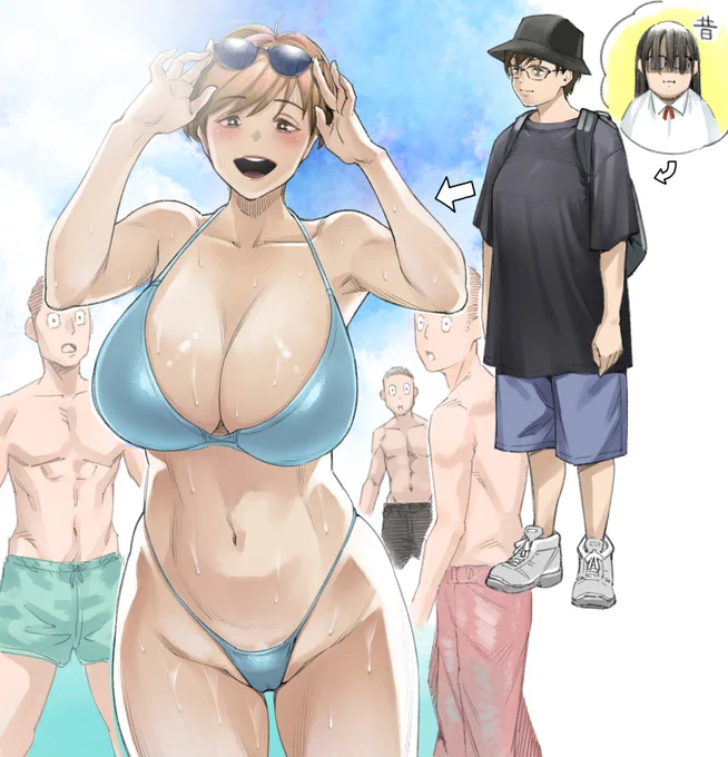 (再掲)三段進化したボーイッシュ巨乳幼馴染