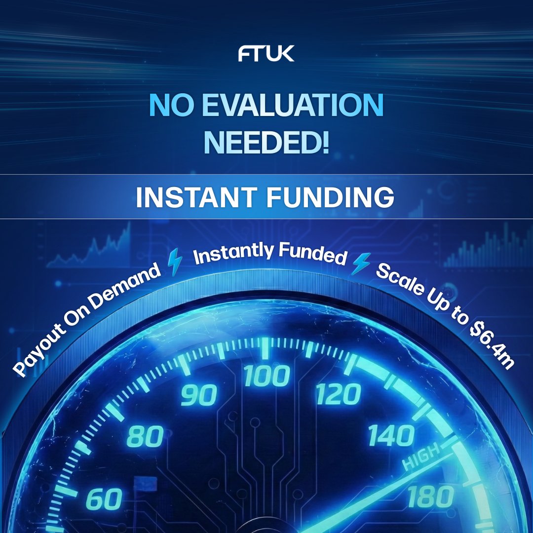 Ftuk_com's tweet image. FTUK Instant Funding – Trade Smarter, Earn Faster

Tired of endless evaluation phases and waiting to prove your worth? FTUK’s Instant Funding program puts traders in control from Day 1 🚀

🛑 Skip the Test – No challenges, no delays.
💸 Payout On Demand.
⚡ Trade news events,…