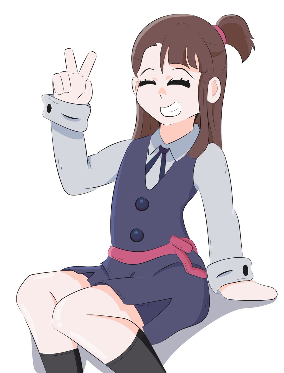 Patoduckdraw's tweet photo. Un dibujo de mi segunda bruja favorita #LittleWitchAcademia #AkkoKagari https://t.co/GvT0RyfuFI