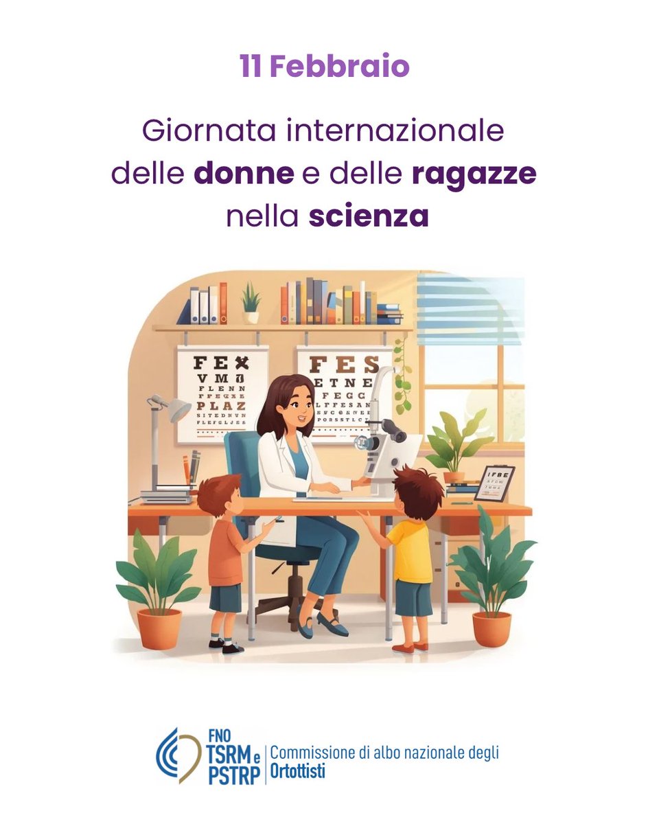 MGTessitore's tweet photo. In occasione della Giornata delle donne e ragazze di scienze, è importante sottolineare che le donne rappresentano l'83% del nostro albo. Siamo convinti che, se ci fossero le condizioni ideali, sarebbero ancora più coinvolte nella ricerca e nel progresso scientifico. 
#ortottista https://t.co/viYeUIzppx