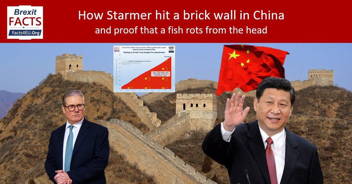 REVEALED: Our bombshell report finds Sir Keir’s China export deals are built on sand.
Exclusive proof of No.10’s culture of half-truths and lies – just when PM needed it least.

Summary: facts4eu.org/news/2026_feb_…

Is truth a stranger in Starmer HQ?
Pls re-post!