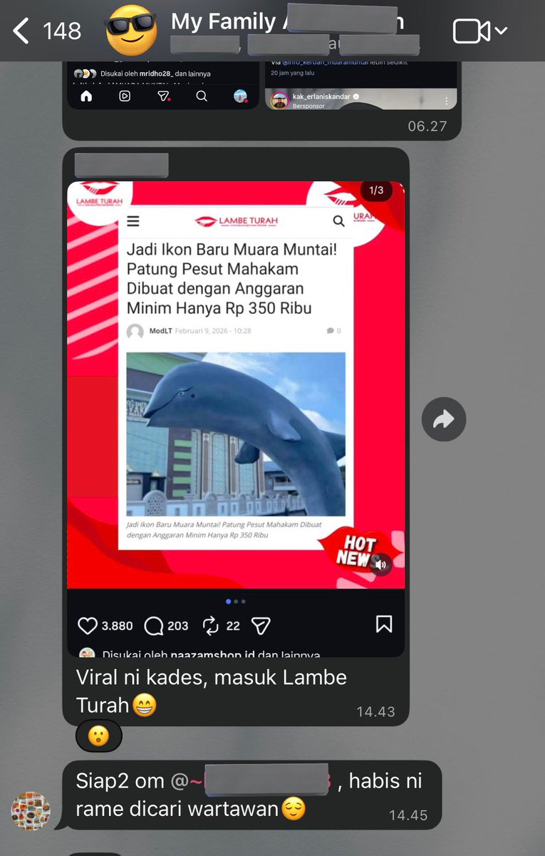 meanwhile kadesnya stecu abis alias no respon samsek… at least viralnya ga yg aneh2 deh