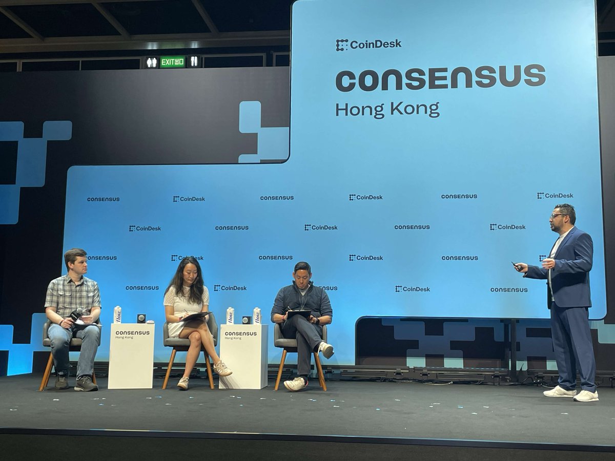Brickken's tweet photo. WE TOOK THE STAGE AT @consensushk 🔥

Edwin just pitched Brickken live at the @CoinDesk PitchFest at Consensus Hong Kong.

From $450M+ tokenized to building the infrastructure for compliant private markets, this wasn’t theory. This was execution.

Hong Kong is ready.
Asia is ready.
Institutions are ready.

And we’re just getting started.

If you were in the room, you felt it.
If you weren’t, don’t worry. This is only the beginning.

Brickken is not attending the future of tokenization. 
We’re building it.