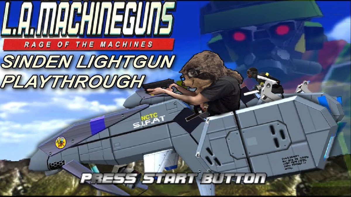 My dreams sometimes feel like this LA Machineguns thumbnail I made