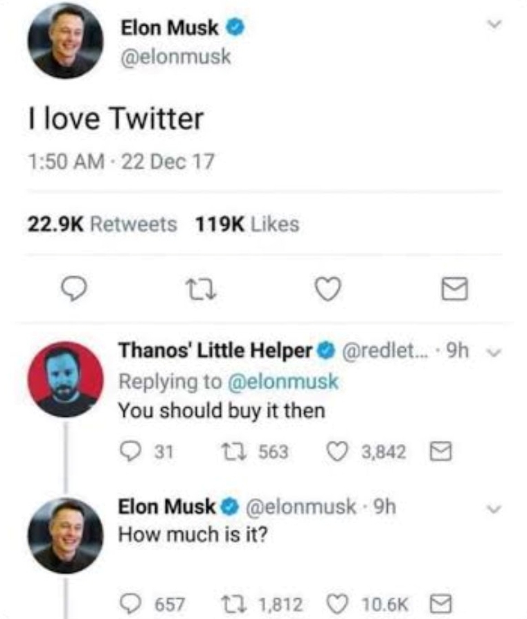 Hagamos una recopilación de todos los tweets que cambiaron el mundo.

Empiezo (este lo cambió TODO) 👇