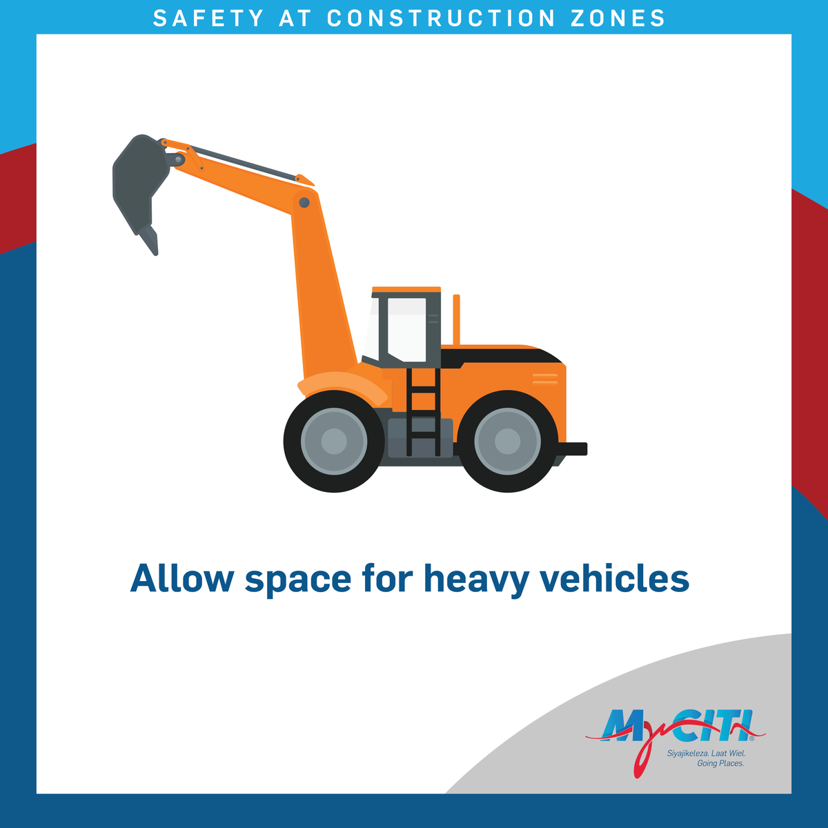 ⚠️Watch for Heavy Vehicles Near Work Areas
Construction vehicles enter and exit sites throughout the day.
🚧 Please slow down, keep a safe distance, and remain alert to truck movements.