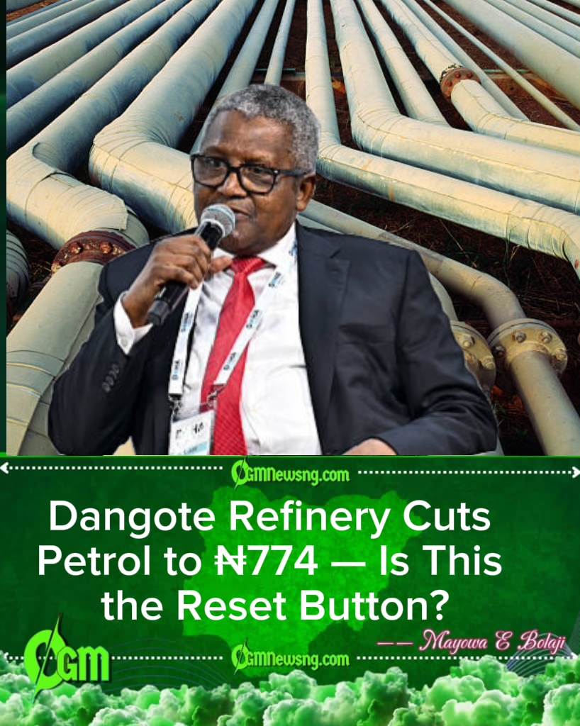 ogmnewsng's tweet image. Dangote Refinery Announces ₦774 Rate, Drivers Breathe Slightly

Dangote Refinery’s new petrol price of ₦774 per litre has given motorists something to talk
#PetrolUpdate #DangoteRefinery #NigeriaBusiness #EconomicWatch

Mayowa Bolaji for OGM News NG 👇

opitanglobalmedia.com/dangote-refine…