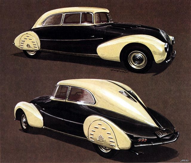 QuirkyRides's tweet photo. #1930s #Maybach SW 35 design by #Jaray & built by #Spohn https://t.co/MXhVeoTnoC