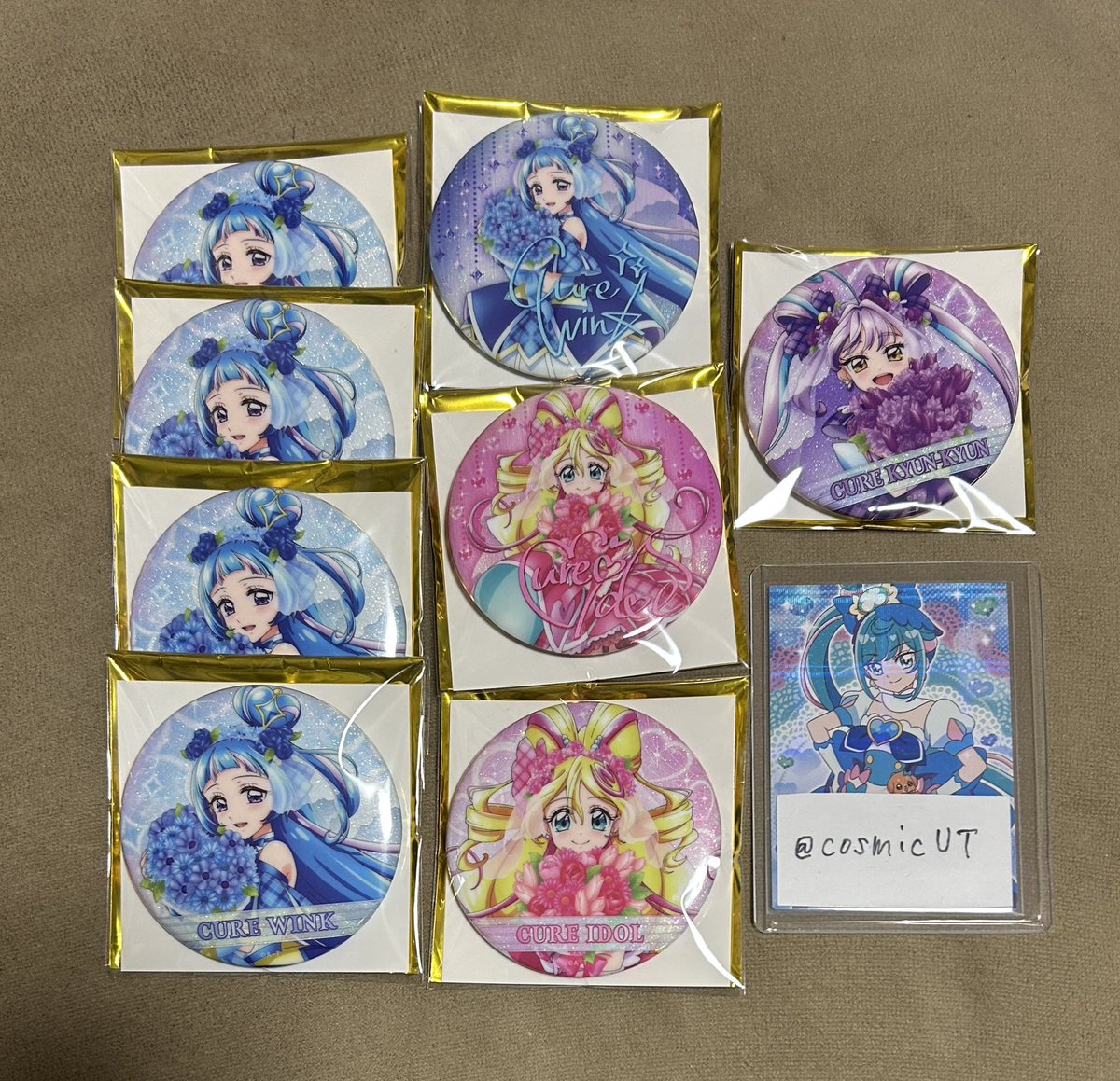 交換 】 プリキュア キミとアイドルプリキュア キミプリ 感謝祭 缶