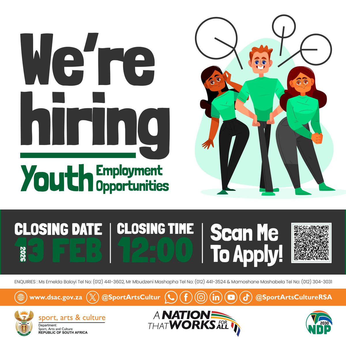 Department of Sport, Arts and Culture tweet media