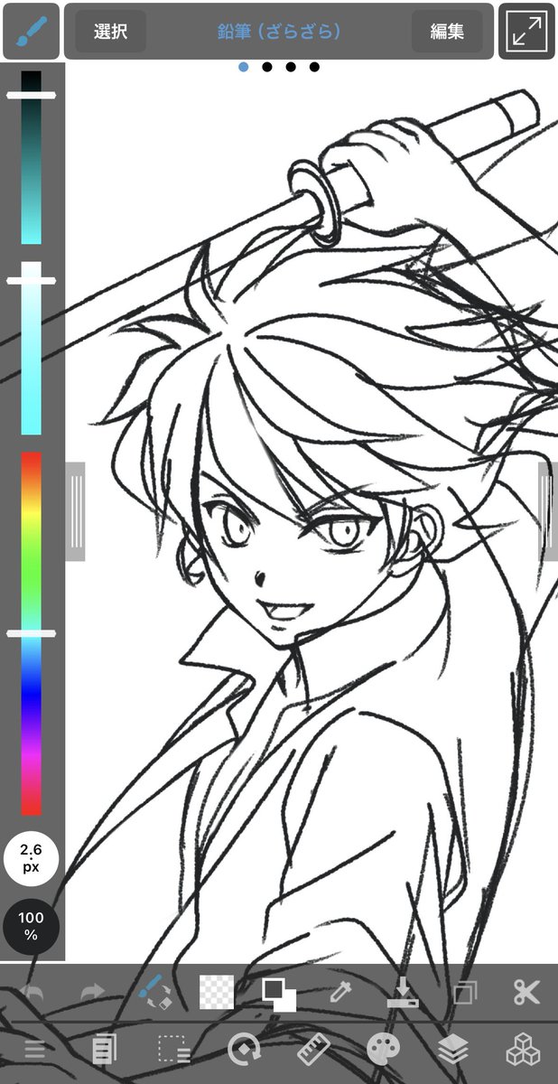 ポーズは何とか作れたものの、服の造形が全くピンと来なくて一回休みw
あと髪もよくわからない…いつも楓の髪型は雰囲気で描いているからなぁ😆
楓の動くフィギュアが欲しい（笑）