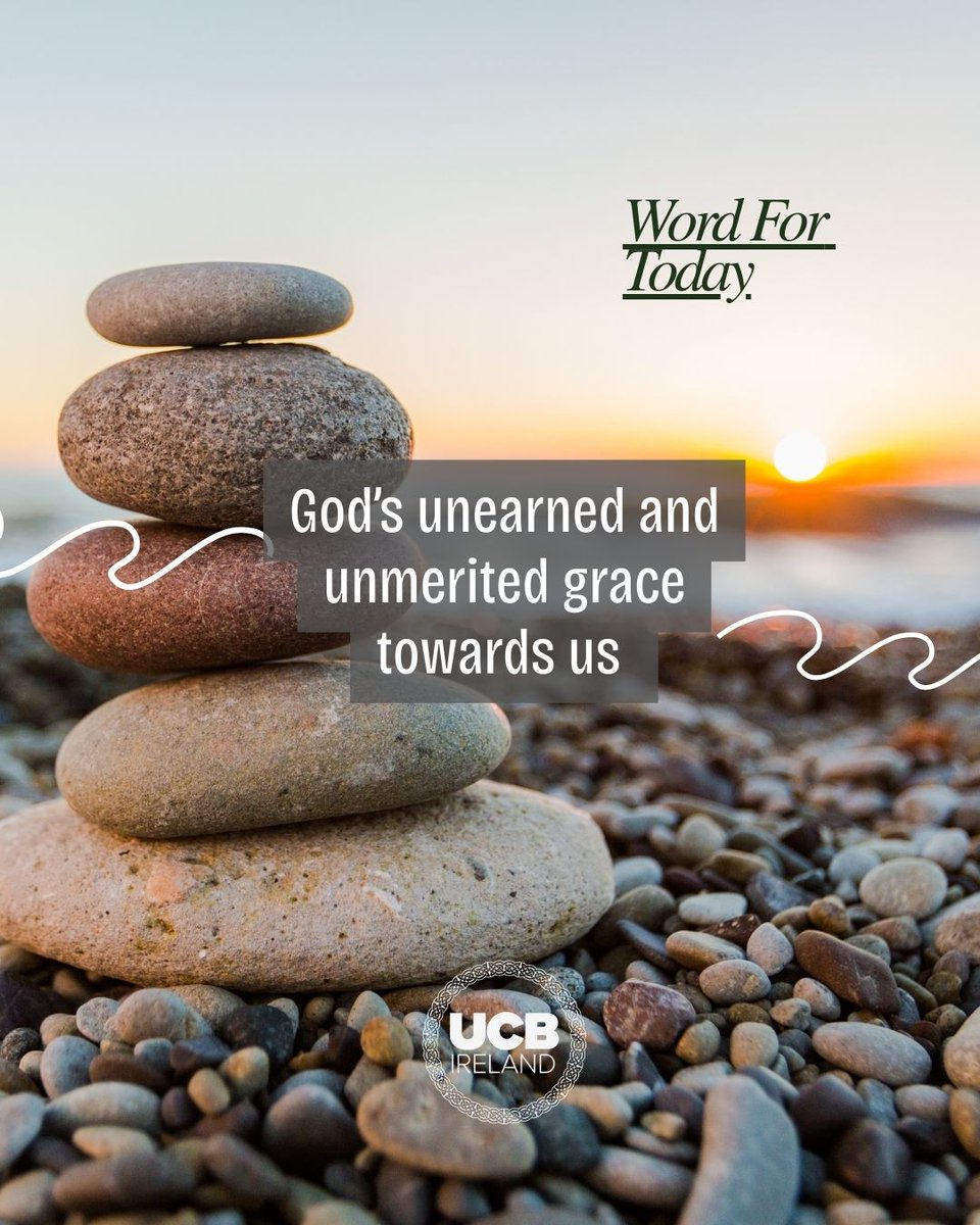 Joshua built an altar to the LORD (Joshua 8:30 NKJV). God's grace is unearned and unmerited—He extends it even when we fall short. Read more in today's Word for Today. #WordForToday #GodsGrace #Faith #UCBIreland #Grace #Hope #Inspiration
