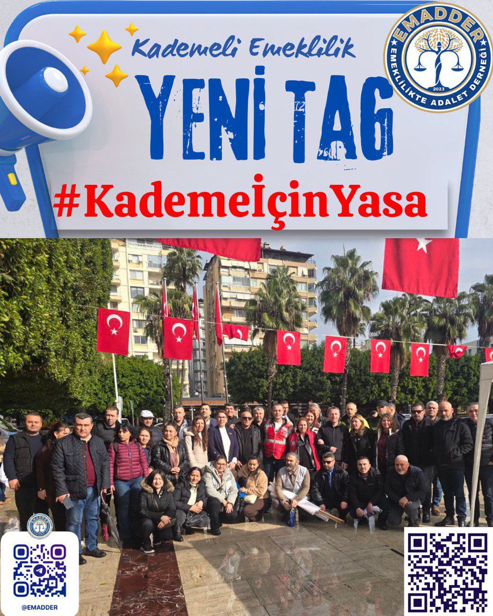 📣📣TAG DUYURUSU 📣📣
👇👇👇👇👇
#KademeİçinYasa

Uzun süredir yaşadığımız adaletsizliğin artık görmezden gelinmesini istemiyoruz. Kademe konusunda yaşanan mağduriyetler binlerce insanın hayatını doğrudan etkiliyor. Aynı şartlarda çalışan, aynı emeği veren insanların farklı
