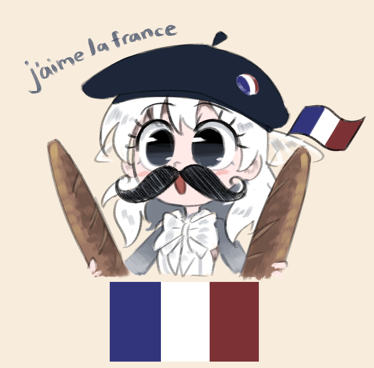 fun fact:
She loves france
