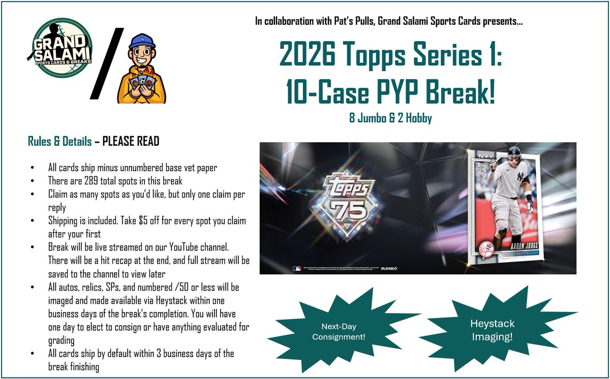 Grand Salami Sports Cards tweet media