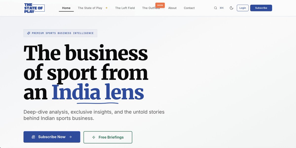 ✨A fresh coat of paint for <a href="/stateofplayclub/">The State of Play</a> with a clear focus on improved readability.

Live now. 

Do take a look and well, subscribe :) stateofplay.club