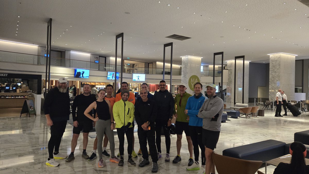 maliknir's tweet photo. crazy people are fun people, @LifeAtNutanix @nutanix #GTS26 5K fun run in rainy Paris was great! https://t.co/5xtioVOSQr