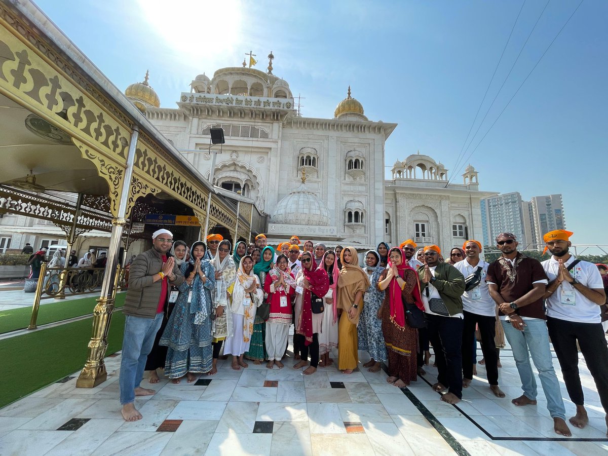 diaspora_india's tweet photo. Participants of the 87th #KnowIndiaProgramme experienced India’s living heritage by engaging in a yoga session at the #MorarjiDesaiNationalInstituteofYoga, and visited Gurudwara Sri Bangla Sahib and Purana Qila.
#87thKIP https://t.co/2DsQW27SWQ