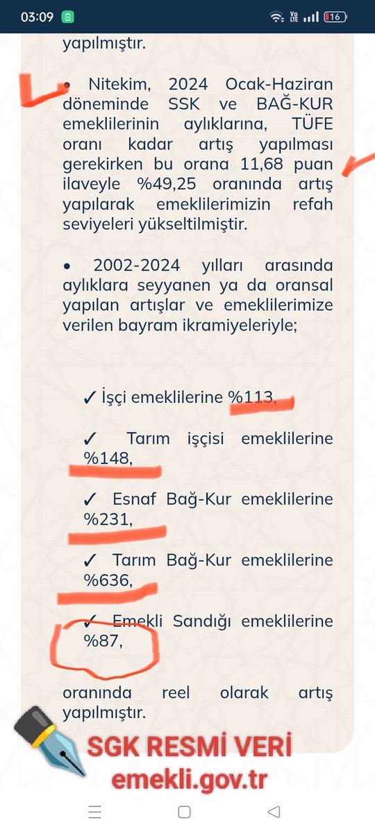 <a href="/Memur_Emekli33/">Memur Emeklileri Platformu 🇹🇷Ⓜ️☪️🇹🇷</a> Devletin yayınladığı veri görselde👇24yıl ENÇOK REEL KAYIP polis,hemşire,mühendis #EmekliMemur LARIN HEPSİ!
Yllarca endüşük artış verildi
2023de yetmeyip ek maddeyle yasal artış ENGELLENDİ
Bunların üstüne toplumda sanki enfazla artışlıymış algısı oluşturuldu
Açlık sınırı maaşımız