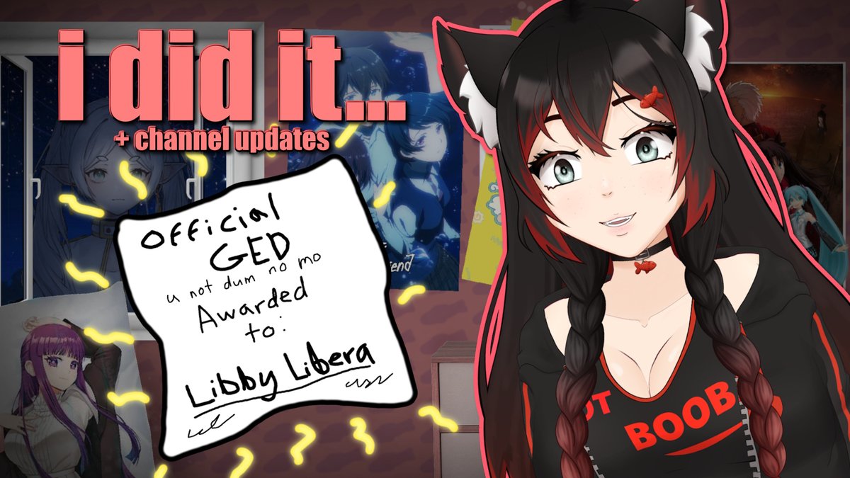 Libby Libera 🐠🍣 ~ Gamer Guy Catgirl VTuber tweet media