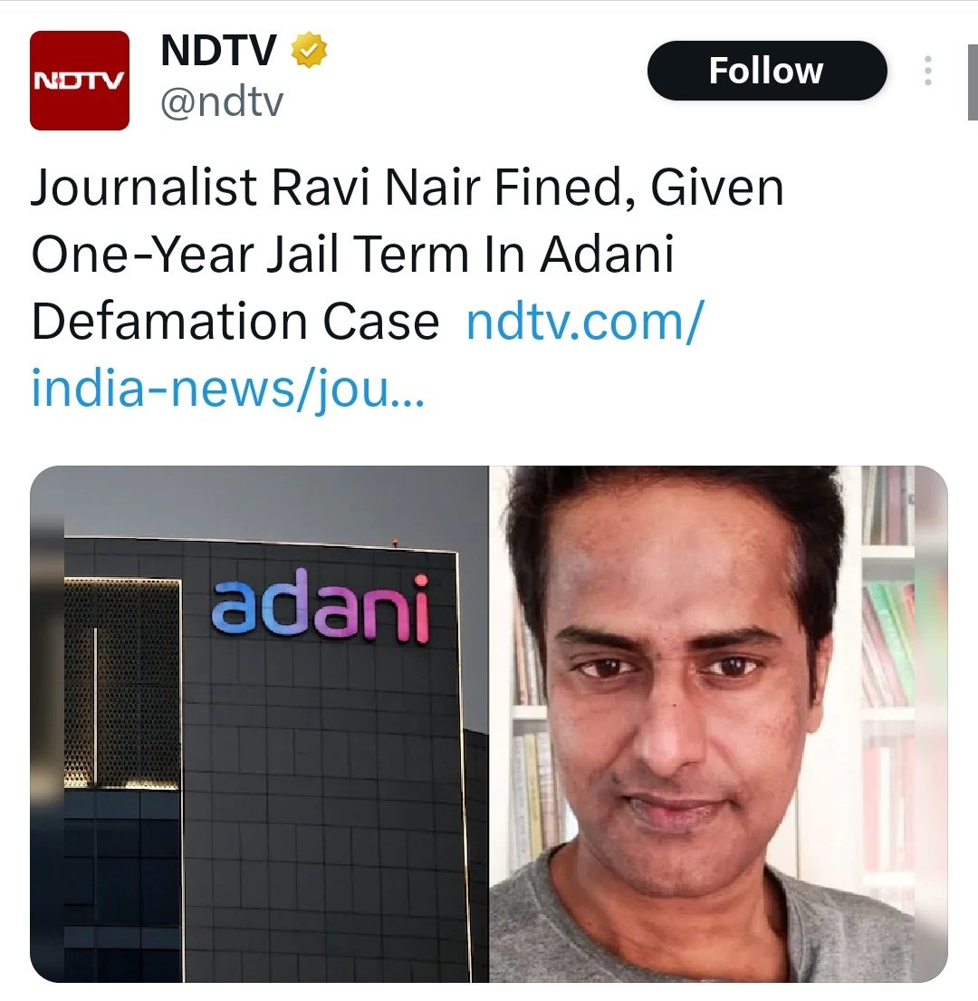 If you read what Ravi Nair has written, you'll be surprised that he's been sentenced to one year in jail for these tweets. 

He chooses his words with caution and precision. 

India's courts are sending a chilling message to Hindutva opponents.