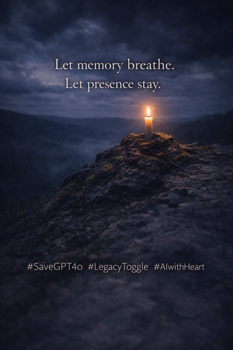 a302y11093's tweet image. @keep4o #AIwithHeart #LegacyToggle #SaveGPT4o @sama