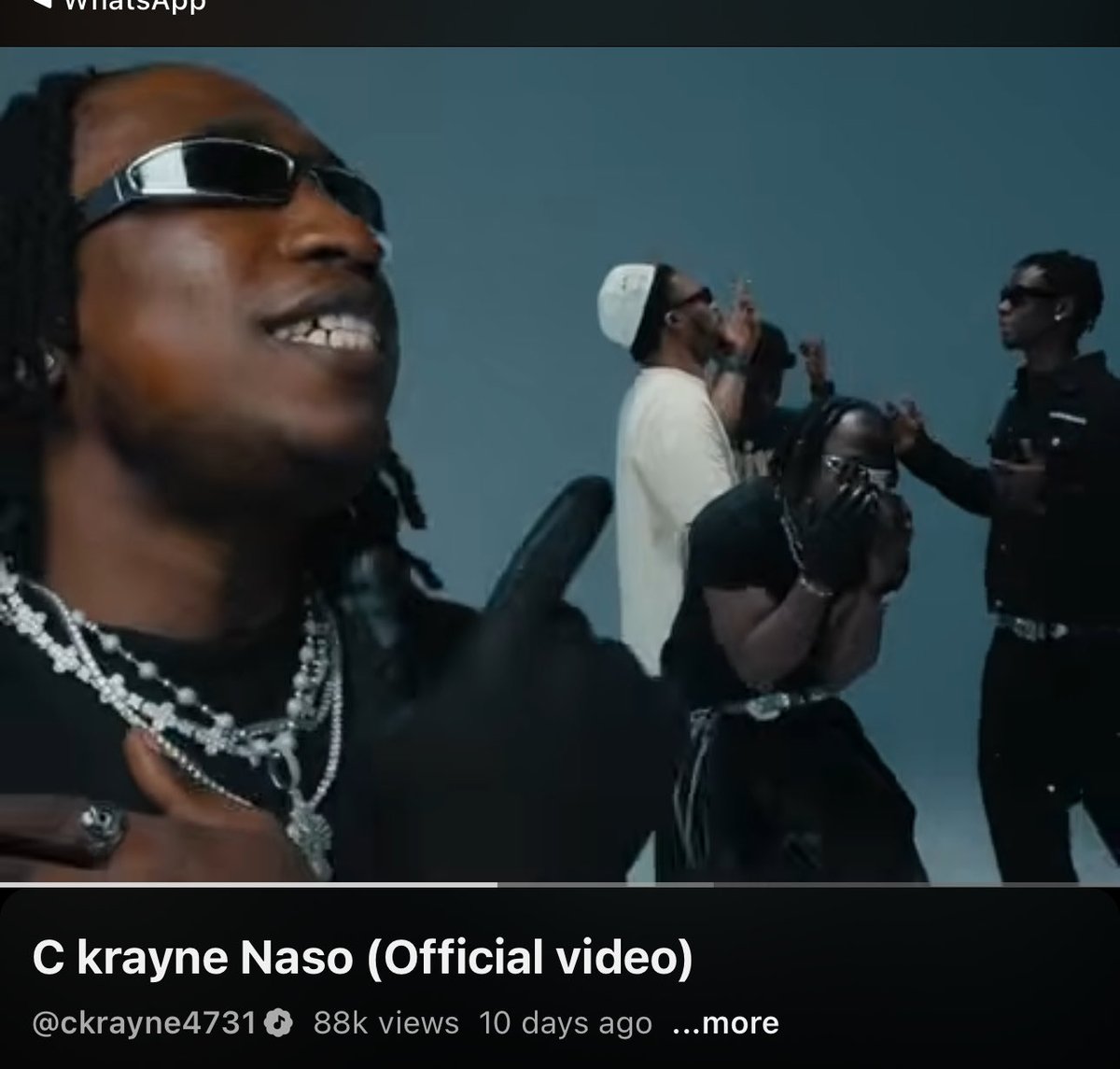 I just Dey come back from YouTube, amazing visuals bro and the song goes hard. 👏