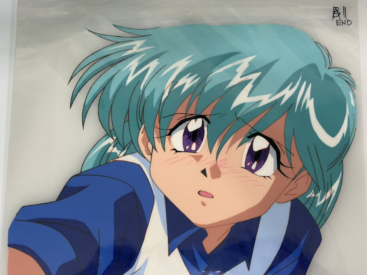 唯一持ってる本物のセル画を改めて見ると 表面がボコボコするくらい