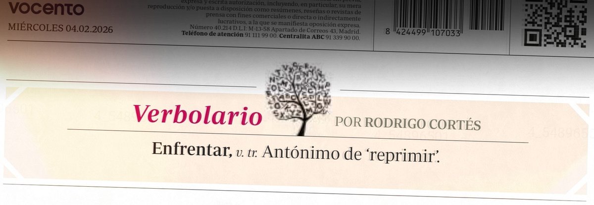 «Enfrentar»; 4/feb/2025: voz n° MMMDCCCXIX <a href="/rodrigocortes/">Rodrigo Cortés</a>