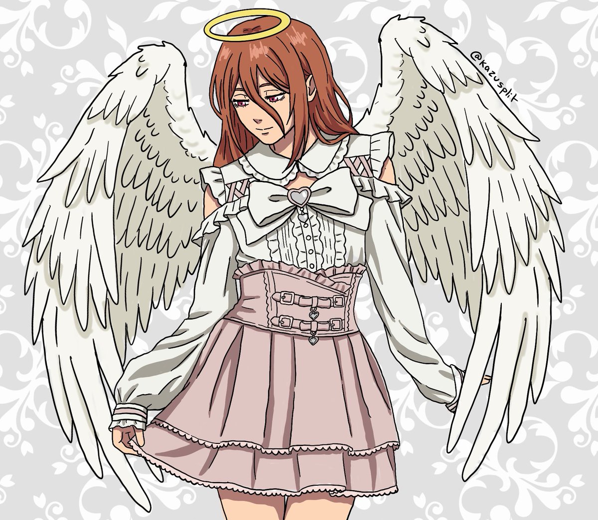 kazusplit's tweet photo. More Jirai Kei Angel 🎀🪽
#AngelDevil #chainsawmanfanart #jiraikei #天使の悪魔 #akiangel https://t.co/C2lSwP43AG
