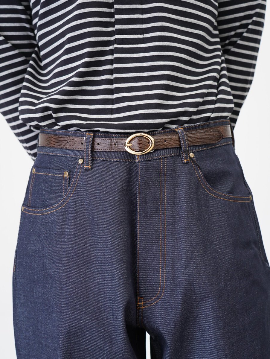 ビソウン / BISOWN】 ビソウン定番のリザードレザーを使用した細身の