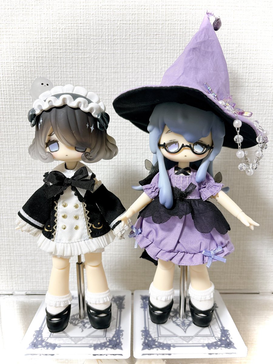 やっと触れた…！
この間お迎えした秘境巡礼の異色幽幽ちゃんとショッカさんです👻🦋✨
描き目フェイスのままでも可愛いけど入れ目も見てみたいからもう少し色々いじってみる☺️