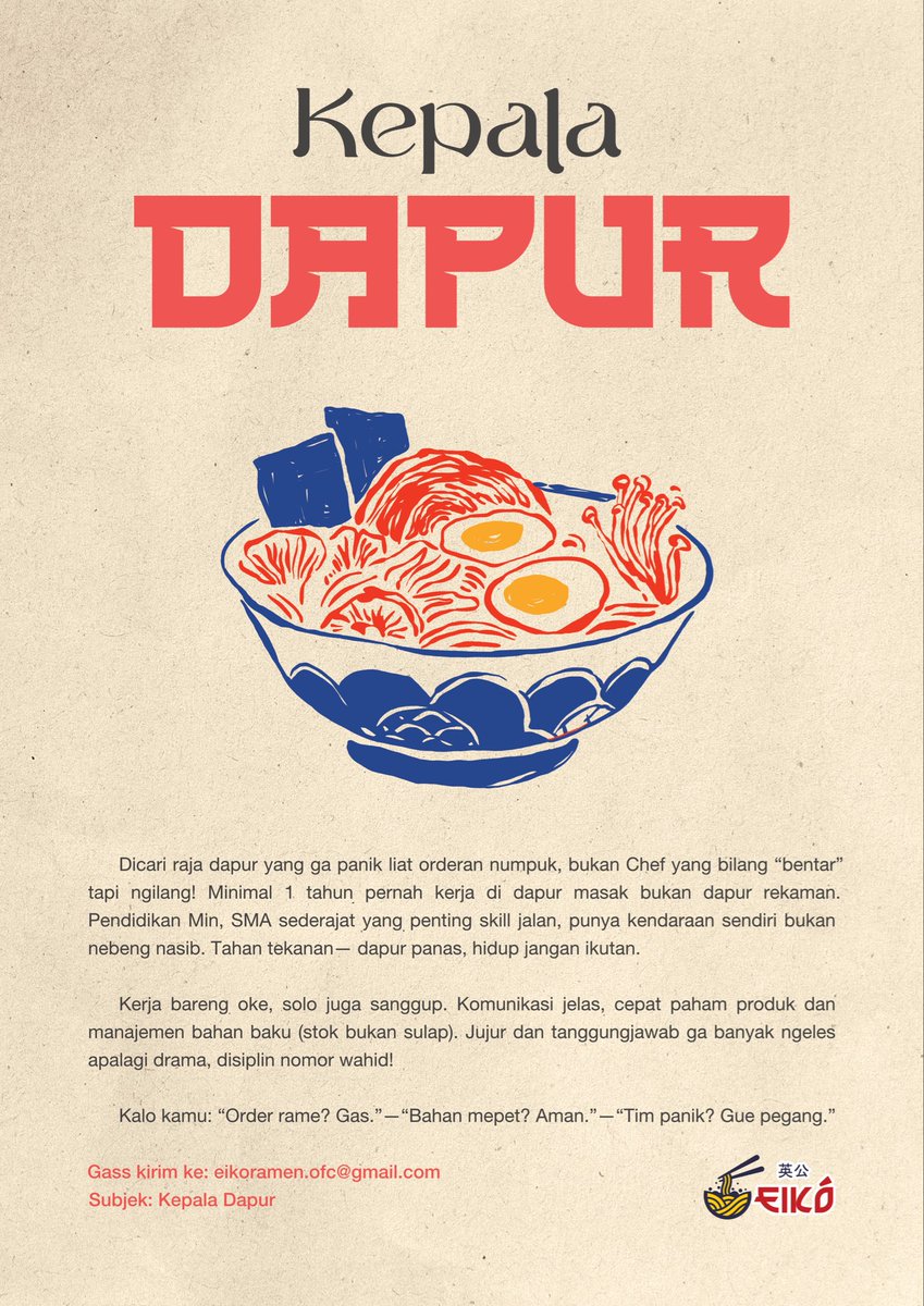 polisindiaaa's tweet photo. Area semarang yg lagi cari kerjaan bisa dateng langsung hari Sabtu, 14 Feb 2026, Lokasi: Gedawang, Banyumanik, Semarang. https://t.co/vGiXmB8sJ7