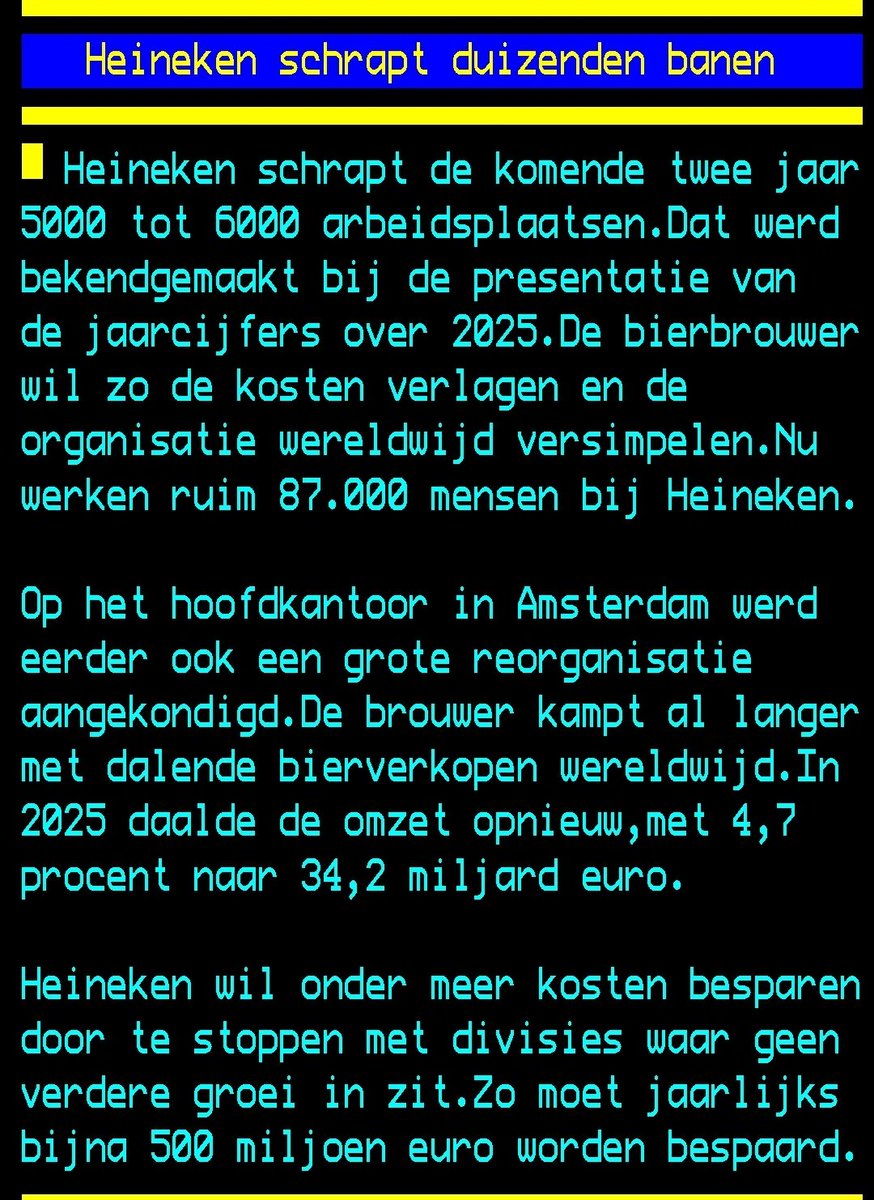 redangel2009's tweet image. #Heineken #schrapt #duizenden #banen