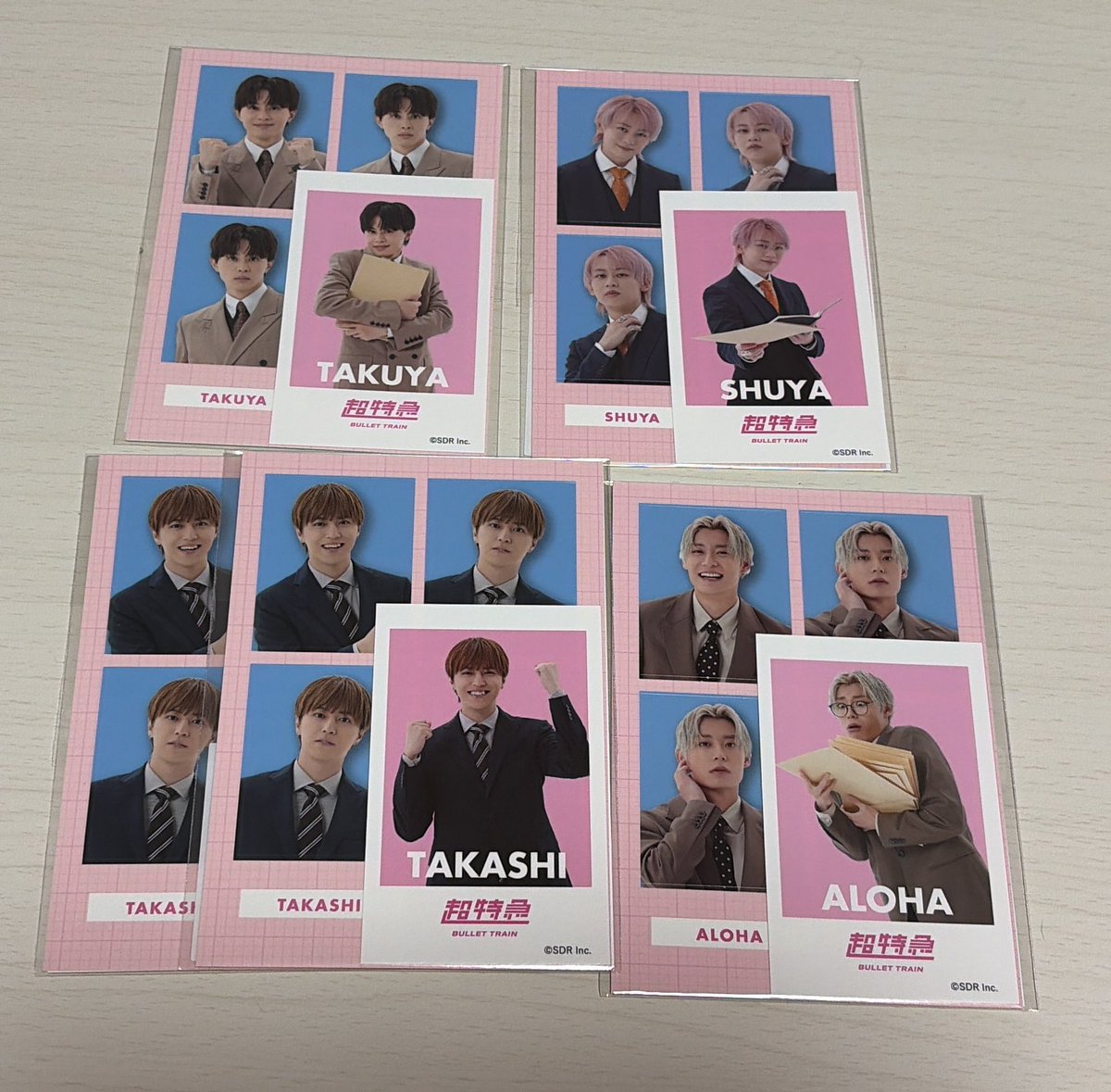 EBiDANオンラインくじ 超特急 交換 譲） E賞 ステッカーセット タクヤ