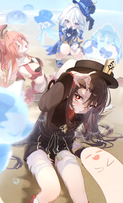 『あーもう最悪…ずぶ濡れだよ～…。フリーナってば自分だけズルくない?』