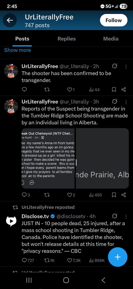 CentreJimm71443's tweet image. You just said it two hours ago but ok. The media cover up is huge on this again. Do you work for the cbc ? 🤔 The jig is up. #nothingisfree