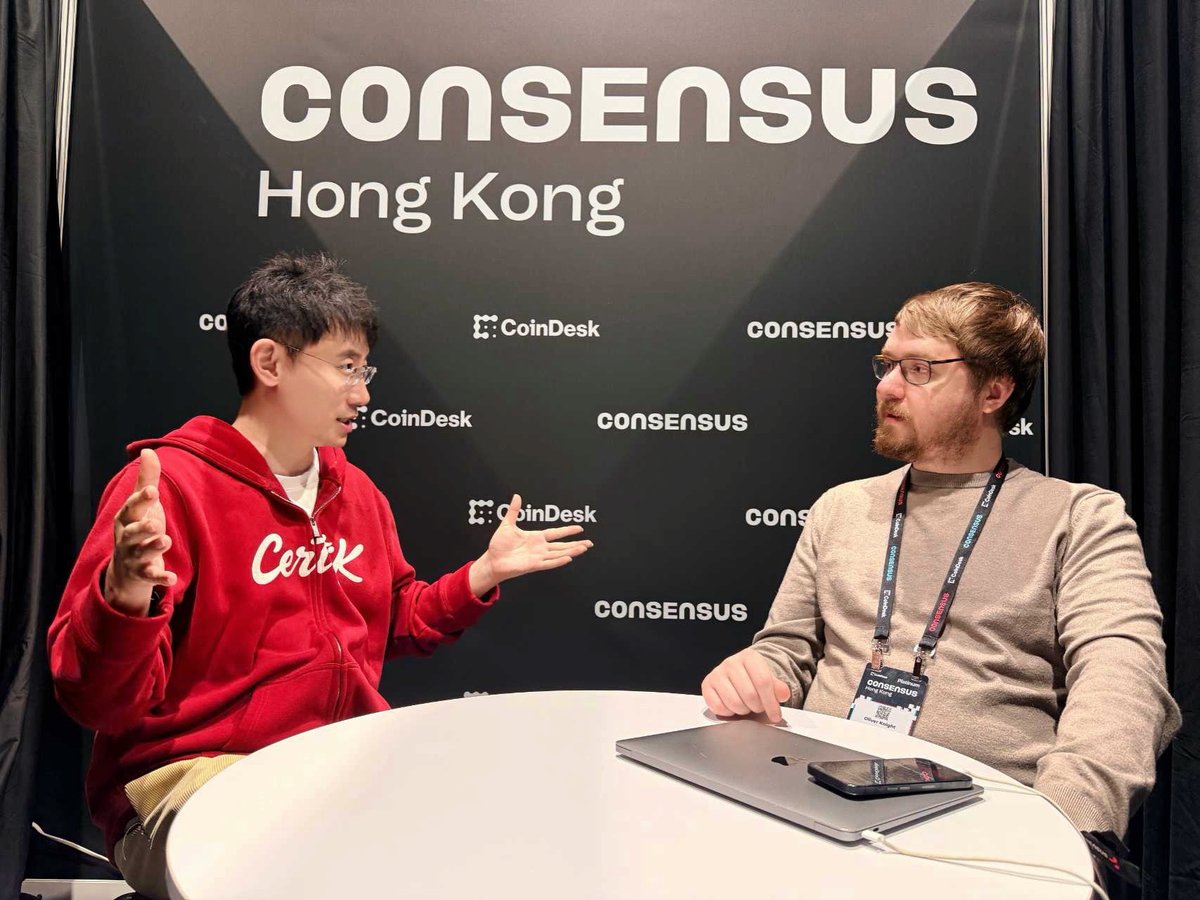 CertiK's tweet image. Builders, founders, researchers, journalists—we spoke with them all today at @consensus_hk.

From security insights to product deep dives, it’s been a packed and energizing day at Booth 3909.

Make sure to stop by and say hi 👋