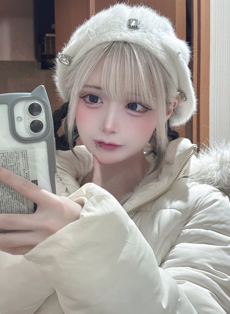 チュロスヘアとベレー帽の組み合わせかわいい꒰ ᐡo̴̶̷̤ ·꒱