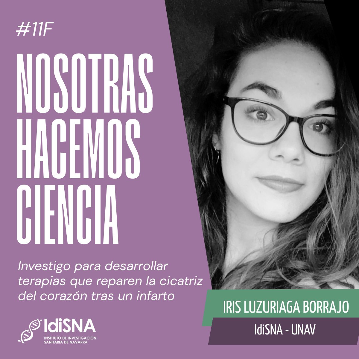 idisnanavarra's tweet photo. 📅 Hoy #11F, celebramos el Día Internacional de la Mujer y la Niña en la Ciencia

👩‍🔬 Desde IdiSNA, bajo el lema #NosotrasHacemosCiencia queremos visibilizar la labor que nuestras investigadoras realizan diariamente. 

🔎 Descubre las historias de nuestras investigadoras https://t.co/ENVwd1q9VS