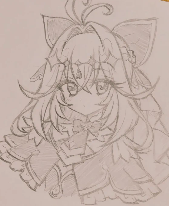 もう一度キュアアルカナ・シャドウさん描いてみた!