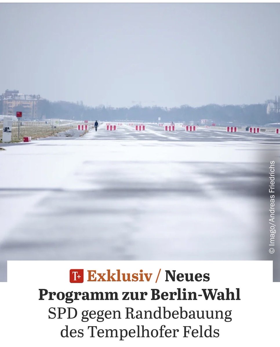 Nicht nachlassen! Unser Einsatz für das #TempelhoferFeld zeigt erste Knospen. Und vielleicht ist die <a href="/spdberlin/">SPD Berlin</a> ja doch noch nicht ganz verloren. #THFbleibt 

tagesspiegel.de/berlin/neues-p…