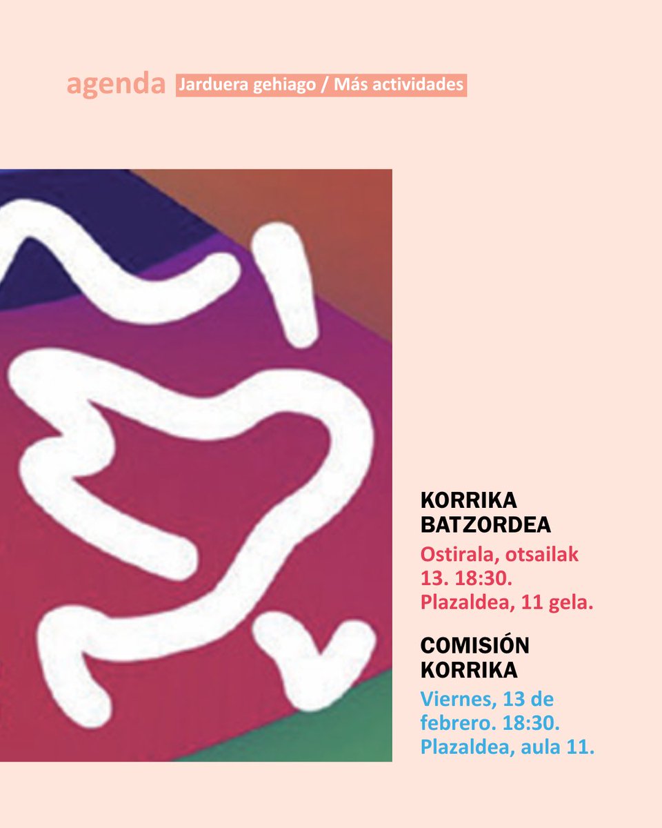 KORRIKA BATZORDEA
conoce-uharte-ezagutu.info/eu/2026/02/11/…

COMISIÓN KORRIKA
conoce-uharte-ezagutu.info/es/2026/02/11/…