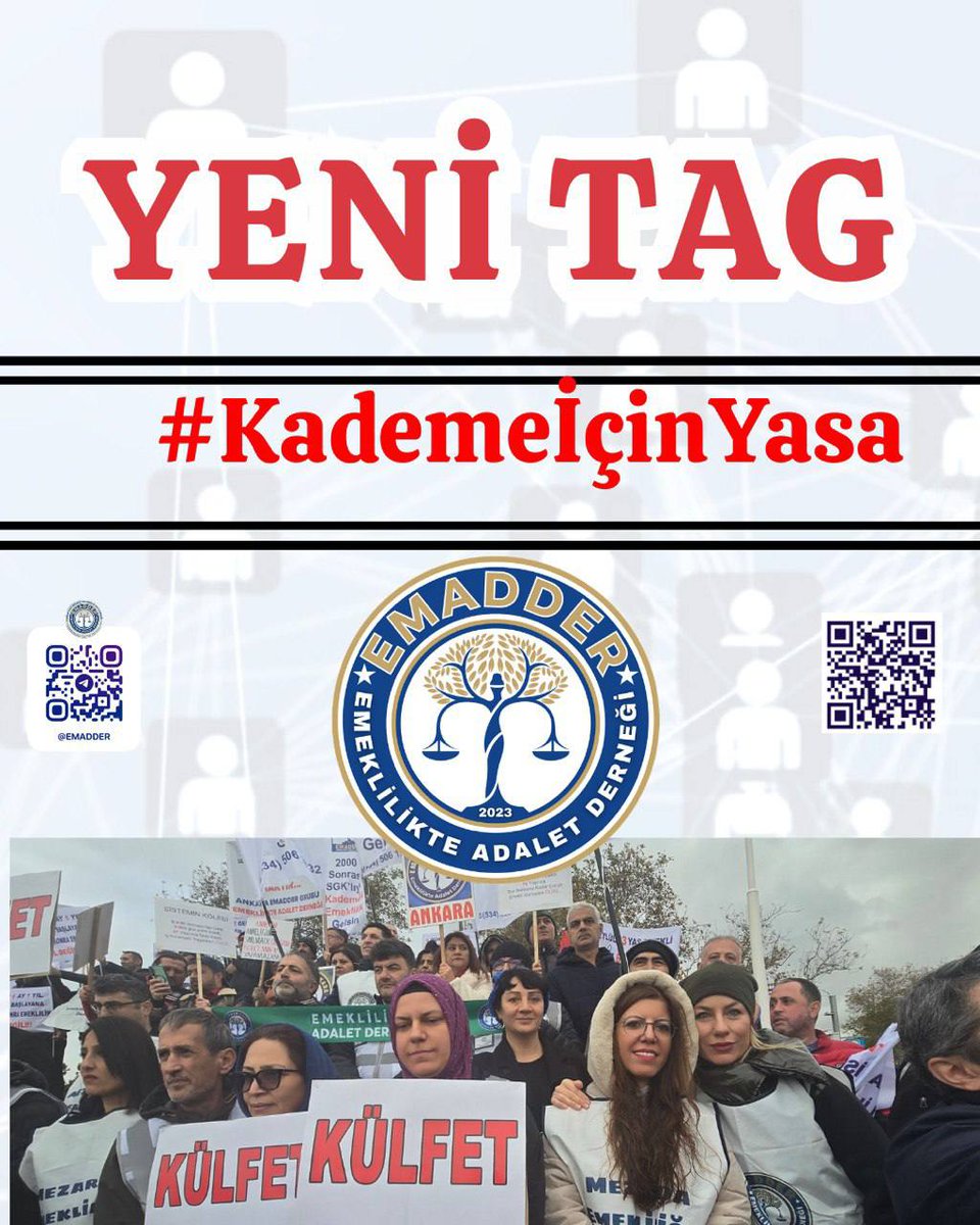 Akranlar Arasındaki Adaletsizliğin çözümü için Kademeli Emeklilik Elzemdir.

<a href="/EmadDernegi/">EMEKLİLİKTE ADALET DERNEĞİ ⚖️</a>
#KademeİçinYasa