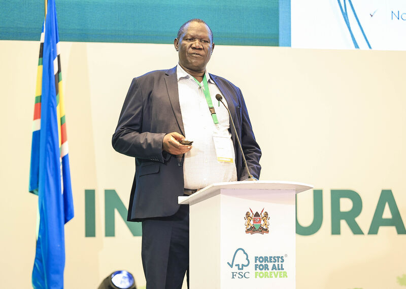 FSC_Africa's tweet image. “Uganda’s forest cover is now 12.7% &amp;amp; we plant 18.7M trees yearly. Committed to restoring 2.5M ha &amp;amp; boosting sustainable forestry, trade &amp;amp; FSC certification under #ZambaHeritage.”
— Mr. Mugabi Stephen David, Commissioner, Ministry of Water &amp;amp; Environment
#FSC #ClimateAction #