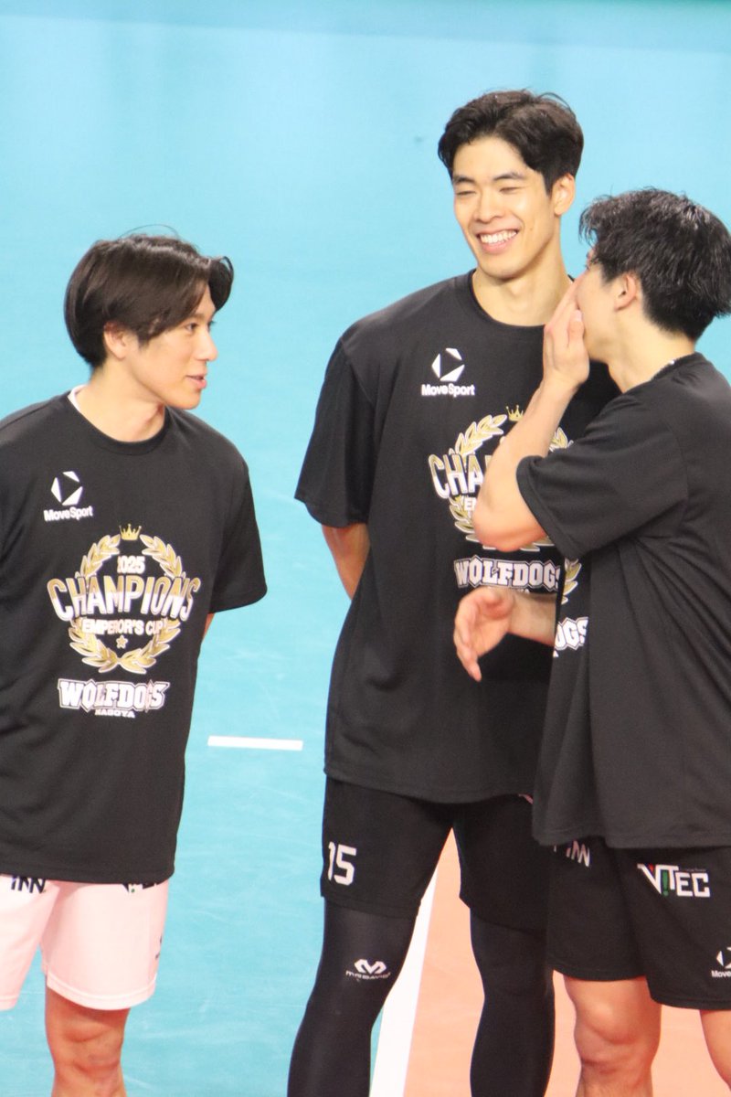 仲良し三人衆 #水町泰杜 #宮浦健人 #市川健太 #ウルフドッグス名古屋