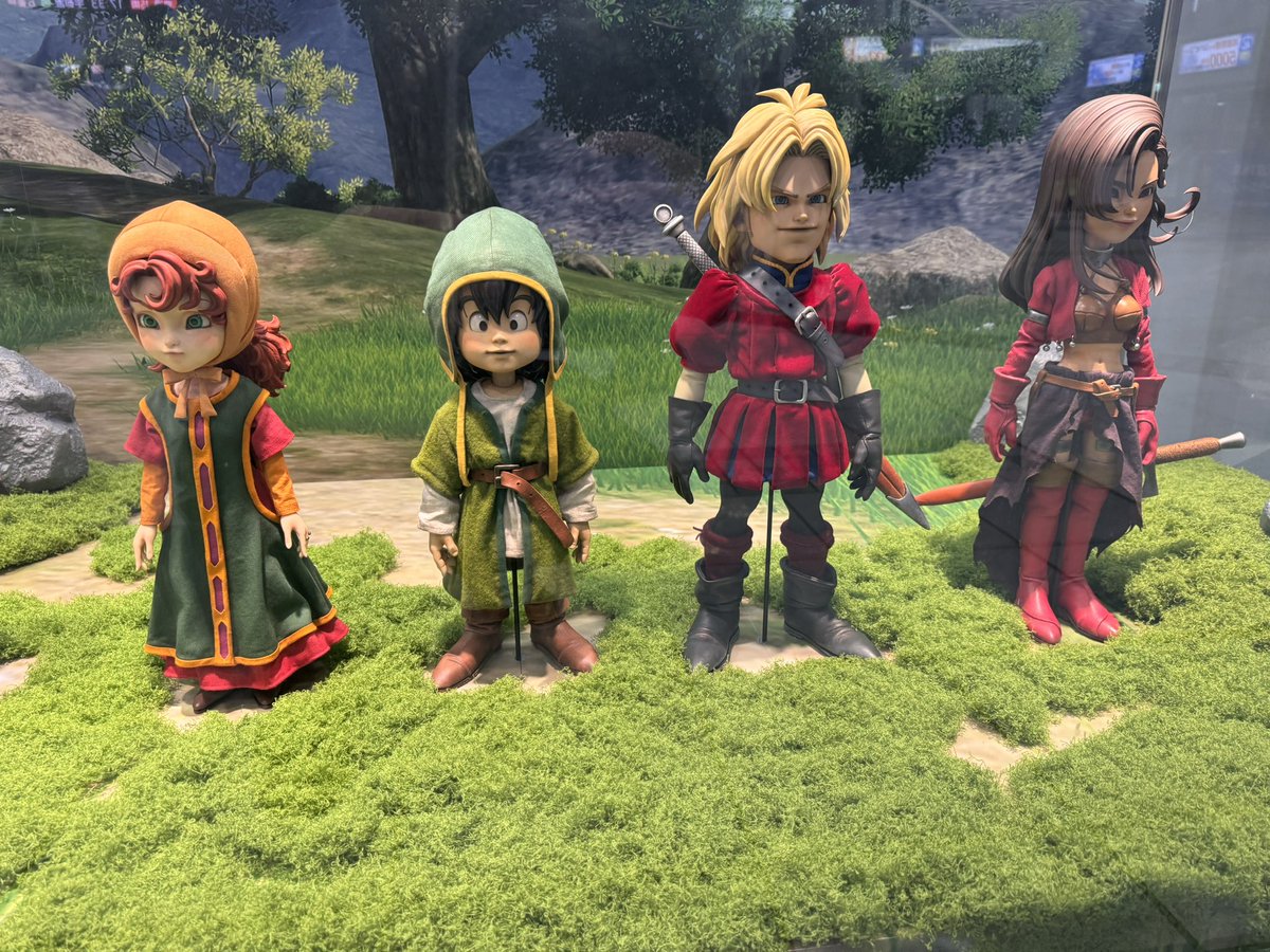 品川駅に展示されているドラクエ7のドールジオラマ めちゃめちゃ出来が