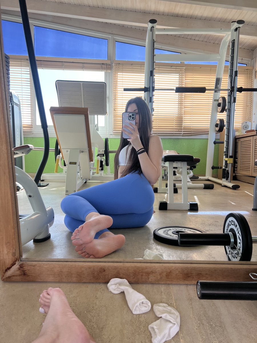 Me and my sweaty socks after the gym.