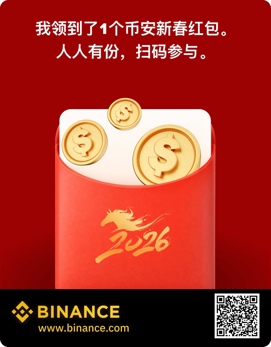 币安新春红包🧧

摇人！

速度！

扫码！

已领6.88USDT

#Binance #币安新春红包