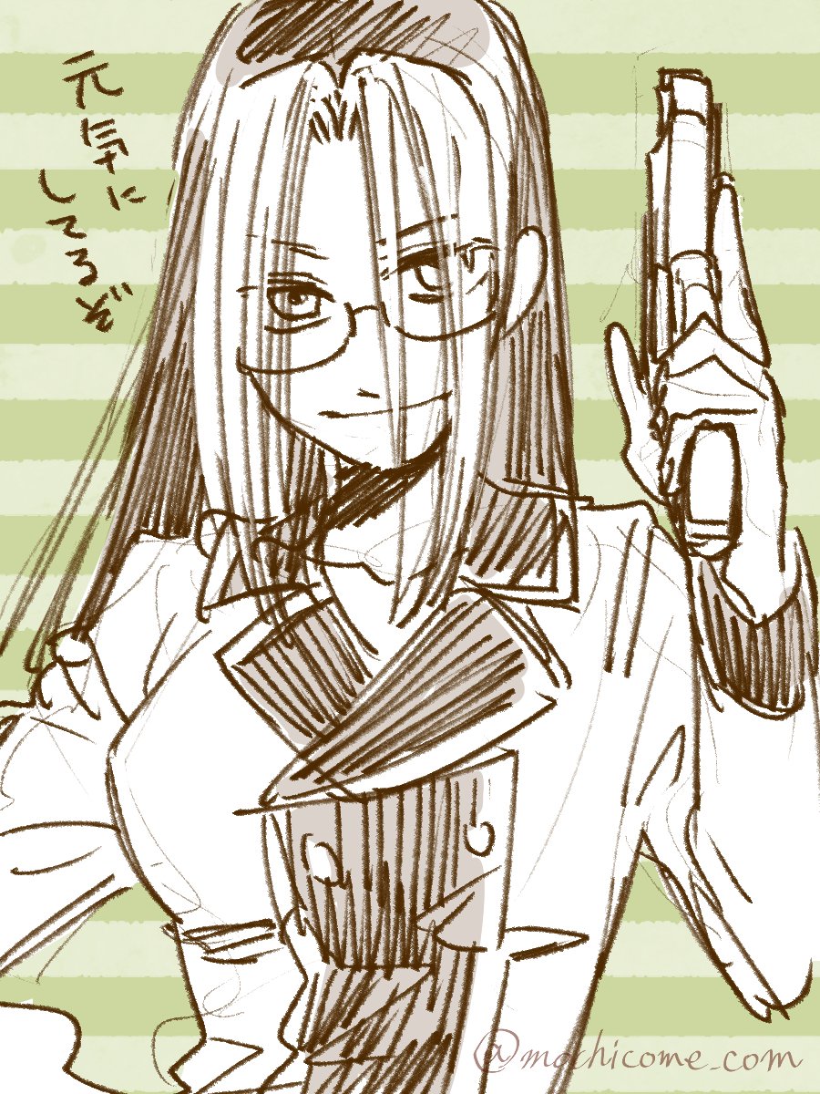 毛探偵グッズ新発売記念☆なつかしいイラストを再掲!(ロッサリ) #キューティクル探偵因幡 #毛探偵 #再掲イラスト 